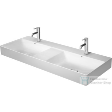 Duravit DURASQUARE 120x47 cm-es bútorral aláépíthető dupla mosdó két csaplyukkal,2353120041 szaniter