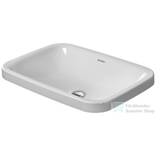 Duravit DURASTYLE 60x43 cm-es beépíthető mosdó Wondergliss bevonattal,03726000001 szaniter