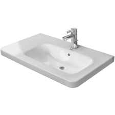 Duravit DuraStyle mosdótál 80x48 cm négyszögletes fehér 23268000001 fürdőkellék