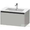Duravit KETHO.2 81x48 cm-es, 1 fiókos fali szekrény, 233683XXX mosdóhoz, matt betonszürke K25063007070000