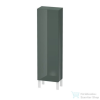 Duravit L-CUBE 132x40x24,3 cm-es, fali, 1 ajtós kiegészítő bútor láb nélkül, balos, lakkozott fényes dolomitszürke LC1168L3838