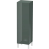 Duravit L-CUBE 132x40x36,3 cm-es, fali, 1 ajtós félmagas bútor láb nélkül, balos, lakkozott fényes dolomitszürke LC1178L3838