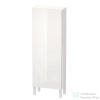 Duravit L-CUBE 132x50 cm-es, 1 ajtós félmagas szekrény láb nélkül, jobbos, fényes fehér LC1169R2222