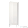Duravit L-CUBE 132x50 cm-es, 1 ajtós félmagas szekrény láb nélkül, jobbos, lakkozott fényes fehér LC1169R8585