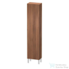 Duravit L-CUBE 176x40x24,3 cm-es, fali, 1 ajtós kiegészítő bútor láb nélkül, balos, matt dió LC1170L7979