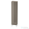 Duravit L-CUBE 176x40x24,3 cm-es, fali, 1 ajtós kiegészítő bútor láb nélkül, jobbos, lakkozott fényes szürke LC1170R8989