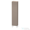 Duravit L-CUBE 176x40x24,3 cm-es, fali, 1 ajtós kiegészítő bútor láb nélkül, jobbos, matt bazalt LC1170R4343