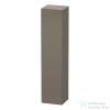 Duravit L-CUBE 176x40x36,3 cm-es, 1 ajtós szekrény láb nélkül, balos, lakkozott matt szatén szürke LC1180L9090