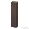 Duravit L-CUBE 176x40x36,3 cm-es, 1 ajtós szekrény láb nélkül, balos, sötét kefélt tölgy (furnér) LC1180L7272