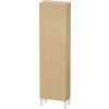 Duravit L-CUBE 176x50x24,3 cm-es, fali, 1 ajtós kiegészítő bútor láb nélkül, balos, natúr tölgy LC1171L3030