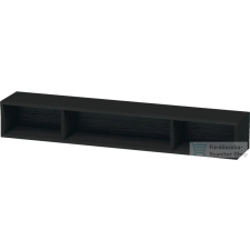 Duravit L-CUBE 80x12x14 cm-es fali polc rögzítőszettel, matt fekete tölgy LC120001616 fürdőszoba bútor