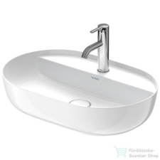 Duravit LUV 600x400 mm-es ráültethető mosdó Wondergliss bevonattal,fehér 03806000001 szaniter