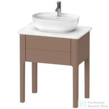 Duravit LUV 638x450 mm-es 1 fiókos alsószekrény mosdópulthoz,Almond Satin Matt LU956005454 fürdőszoba bútor