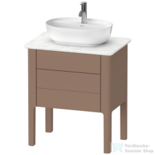Duravit LUV 638x450 mm-es 2 fiókos alsószekrény mosdópulthoz,Almond Satin Matt LU956505454 fürdőszoba bútor
