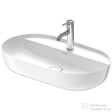Duravit LUV 700x400 mm-es ráültethető mosdó Wondergliss bevonattal,fehér 03807000001 szaniter