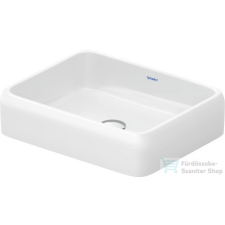 Duravit QATEGO 50x40 cm-es pultra ültethető mosdó, fehér 2383500079 szaniter