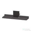 Duravit SIVIDA 40x11,5 cm-es polc Sivida tükörhöz fekete tartóval, matt grafit SV74300BD490000
