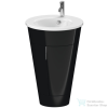 Duravit STARCK FURNITURE 2 ajtós mosdó alá építhető álló alsószekrény,Black High Gloss Lacquer S1952004040