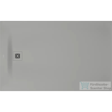 Duravit SUSTANO 160x100 cm-es zuhanytálca szifon nélkül, matt világosszürke 720286630000000 kád, zuhanykabin