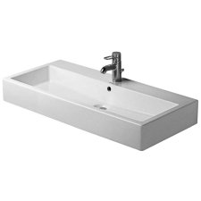 Duravit Vero mosdótál 100x47 cm négyszögletes fehér 04541000001 fürdőkellék