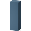 Duravit VITRIUM 132x40x36,3 cm-es 1 ajtós magas szekrény, balos, matt bizánci kék VT1178LHBHB0000