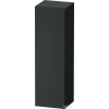 Duravit VITRIUM 132x40x36,3 cm-es 1 ajtós magas szekrény, jobbos, matt sötétszürke VT1178RHEHE0000