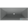 Duravit VITRIUM DuroCast UltraResist 160x75 cm-es szabadon álló fürdőkád leeresztővel, matt világosszürke 700460630000000