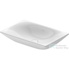Duravit VIU 60x41,5 cm-es ráültethető mosdó Wondergliss bevonattal,23586000001 szaniter