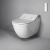 Duravit Wc falra szerelhető Duravit Starck 3 fehér színben fényes felülettel hátsó kifolyással 2226590000