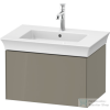 Duravit WHITE TULIP mosdó alá építhető függesztett 1 fiókos alsószekrény,684 x 458 mm,Stone Grey High Gloss WT42410H2H2