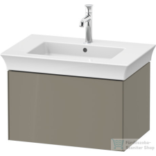 Duravit WHITE TULIP mosdó alá építhető függesztett 1 fiókos alsószekrény,684 x 458 mm,Stone Grey High Gloss WT42410H2H2 fürdőszoba bútor