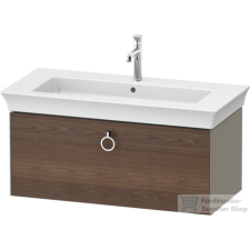 Duravit WHITE TULIP mosdó alá építhető függesztett 1 fiókos alsószekrény,984 x 458 mm, Stone Grey High Gloss/American Walnut Solid Wood WT4252077H2 fürdőszoba bútor