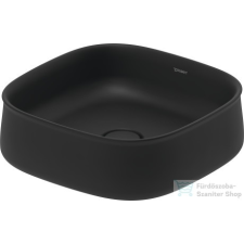 Duravit ZENCHA 420x420 mm-es pultra ültethető mosdó Wondergliss bevonattal,Anthracite matt 23734213791 szaniter