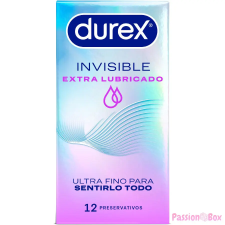 DUREX CONDOMS Durex Invisible – extra síkosított óvszer 12 db-os kiszerelés óvszer