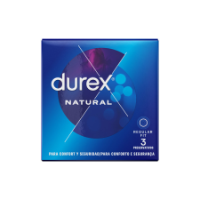 DUREX CONDOMS DUREX - TERMÉSZETES KLASSZIKUS 3 EGYSÉG óvszer