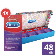 Durex Durex Feel Intimate - vékonyfalú óvszer csomag (4 x 12db) potencianövelő