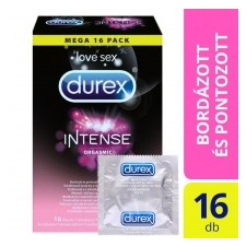 Durex Durex Intense Orgasmic - bordázott és pontozott óvszer (16db) óvszer