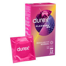 Durex Emoji PleasureMe - bordás-pontozott óvszer (12db) óvszer