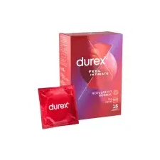 Durex Feel Intimate - vékonyfalú óvszer  Kiszerelés: 18 db (5052197056228) óvszer