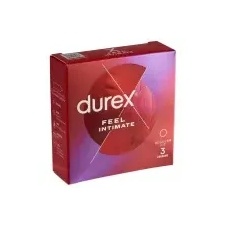 Durex Feel Intimate - vékonyfalú óvszer  Kiszerelés: 3 db (8057601) óvszer