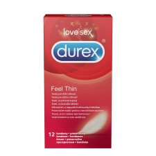 Durex Feel Thin - élethű érzés óvszer csomag (4 x 12db) óvszer