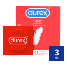 Durex Feel Ultra Thin - ultra élethű óvszer (3db) óvszer