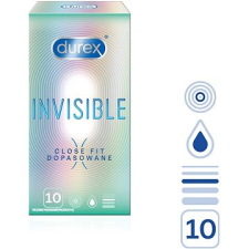 Durex Invisible Close Fit 10 db óvszer