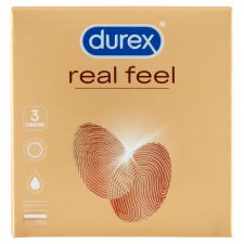  Durex óvszer 3db Real Feel óvszer