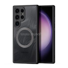 DUX DUCIS AIMO szilikon telefonvédő (ütésállóság, kameravédő, MagSafe, hullám) FEKETE (GP-151040) tok és táska