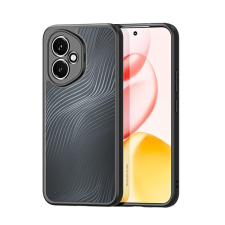 DUX DUCIS AIMO szilikon telefonvédő (ütésállóság, kameravédő, matt, hullám) FEKETE Honor 400 tok és táska