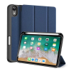 DUX DUCIS Apple IPAD mini 6 (2021) DOMO Flip tok álló, bőr hatású SÖTÉTKÉK