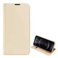 DUX DUCIS APPLE iPhone 13 Pro, DUX DUCIS Skin Pro notesz, mobiltok, ARANY tok és táska