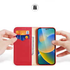 DUX DUCIS Apple iPhone 14 Pro Dux Ducis Hivo flip tok, Piros tok és táska