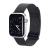 DUX DUCIS Apple Watch 1-6, SE, SE (2022) (42 / 44 mm) / Watch 7-8 (45 mm) / Watch Ultra (49 mm), fém pótszíj, mágneses zár, milánói stílus, Dux Ducis Milanese, fekete
